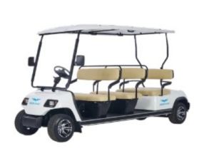 8 Seater White Electric Golf Cart