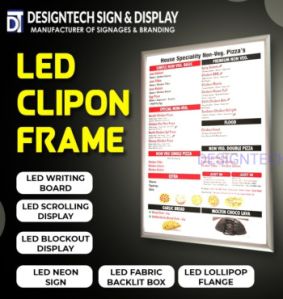 Clipon led photo frame