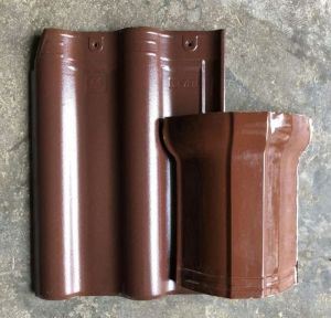 Coffee Brown Ceramic Roofing Tiles