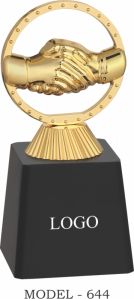 metal corporate trophy
