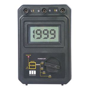 voltage selectable digital insulation tester