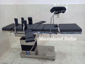 C-arm fully electric operated surgical table with remote & battery backup. Superior model