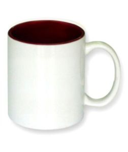 Maroon Inside colour Mug