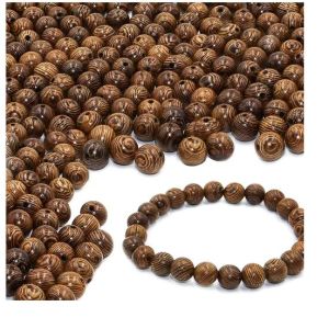 Polished Wooden Beads