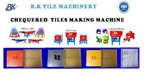 Chequered Tile Making Machine