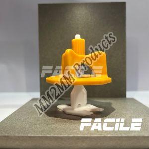 FACILE Tile Leveling System Spiral Kit Reusable Tile Tools(Orange Cap - 50pcs ) MM2MM PRODUCTS