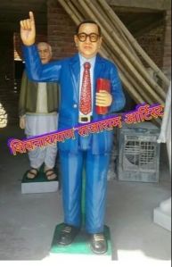 6 Feet Marble Ambedkar Statue