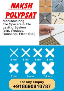 Pvc tiles spacer