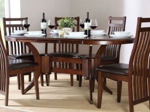 Pure Teak Wood Dining Table Set