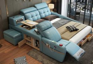 Smart Bed with Recliner Chair