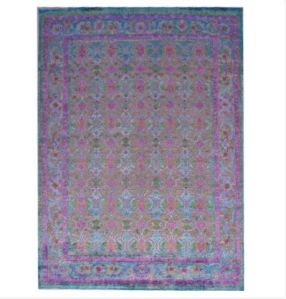 Wool Saree Silk Oxidized Rugs
