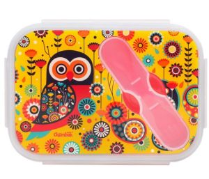 Paisley Owl Lunch Box