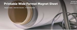 Printable Wide Format Magnet Sheet