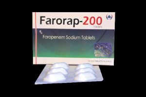 Faropenem 200 mg Tablet : FARORAP 200 Mg Tablets