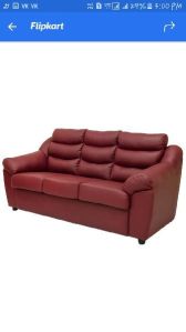 Leatherete 3 Seet Sofa