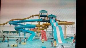 FRP(fibre reenforced plastic) Kids Pool Slides from 9 ft height