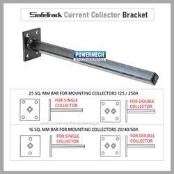 Safetrack Current Collector Bracket, Color : Black