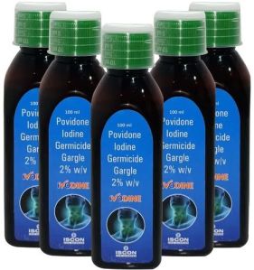 Povidone Iodine Gargle, Packaging Size : 100 Ml