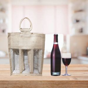 wine bottle bag for 3 Bottles