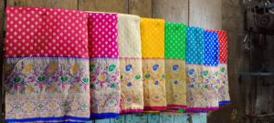 Banarasi Satin Silk Zari Work Fabric