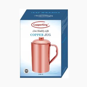 CopperKing Pure Copper Jug Pitcher 2Liter