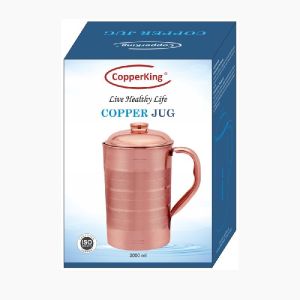 CopperKing Pure Copper Classic Touch Jug Pitcher 2Liter