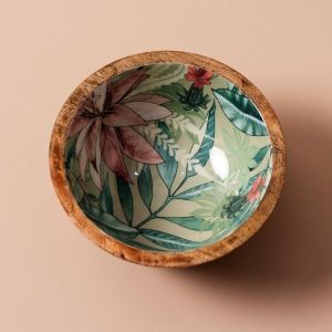 Wooden and Enamel Bowls