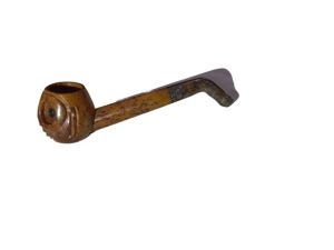 Wooden and Stone Sherlock Smoking Pipes