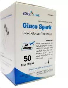gluco spark 50t sugar test strips