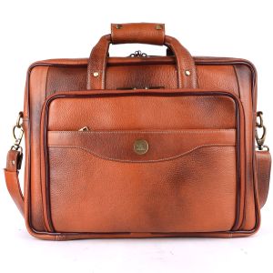 leather laptop tan messenger bag