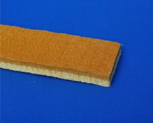 Heat Resistant Brown Pbo/Para-Aramid Pad / Strip / Felt For Aluminium Extrusion Presses Industry