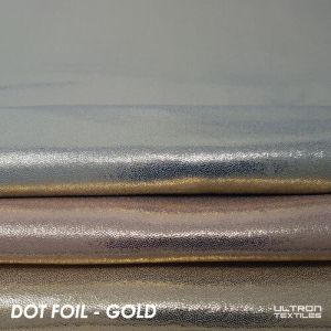 Dot Foil Poly Lycra Fabric