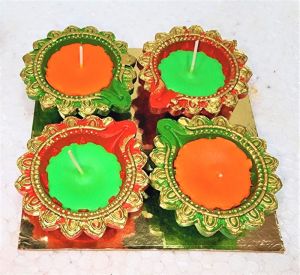 ECD-30-2	4 PCS DIYA WITH WAX SHRINK