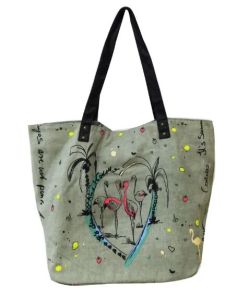 Cotton Canvas Printed Bag