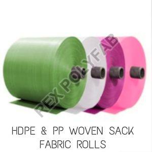 rex polyfab hdpe pp woven sack fabric roll
