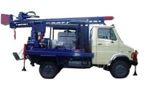 mini pickup truck mounted water well rotary drilling rig for sale