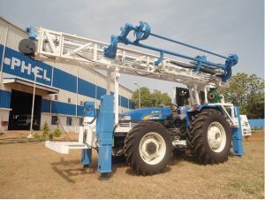 Tractor Mounted DTH Cum Rotary Drilling Rig