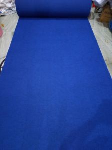 blue plain jute matting