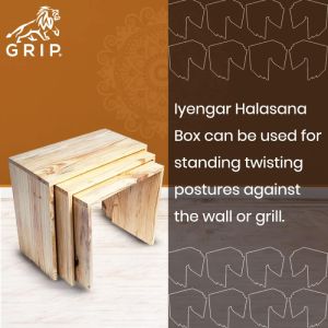 Grip Iyengar Yoga Halasana Box