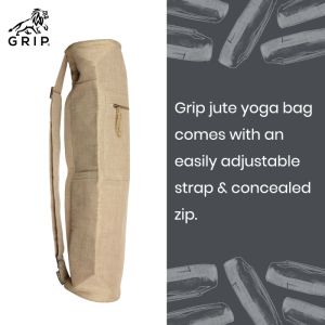 Grip Jute Yoga Mat Bag
