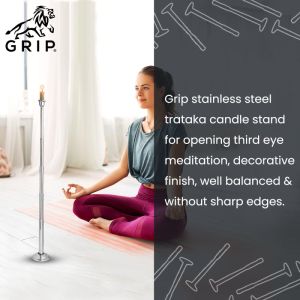 Grip Trataka Stand - Steel