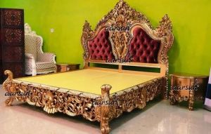 Wooden Royal Bed