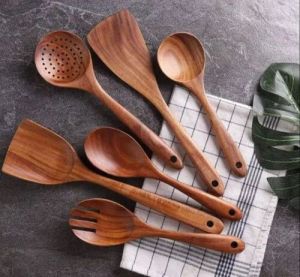 Wooden Cooking Spoon Set