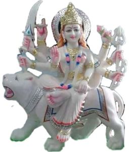 Marble Durga Maa Idols, For Home, Hotel, House, Religious, Shop, Temple, Size : 1ft, 2ft, 3ft