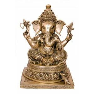 Brass Ganesha Statue