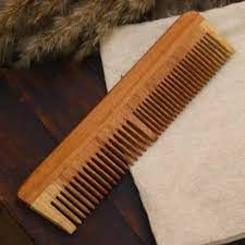 neem wood comb(dual teeth comb)