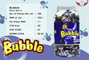 Bubble Blueberry Liquid Filled Chewing Gum