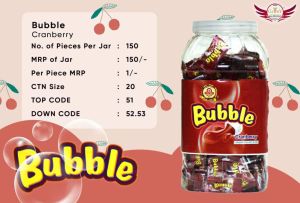 Bubble Cranberry Liquid Fiiled Chewing Gum