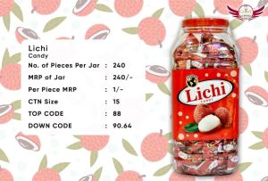 Lichi Flavoured Candies