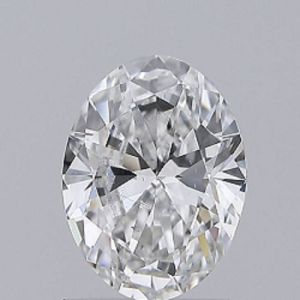 Oval cut CVD 0.90ct Diamond F VS2 IGI Certified Lab Grown, Packaging Type : Per Customer Demand